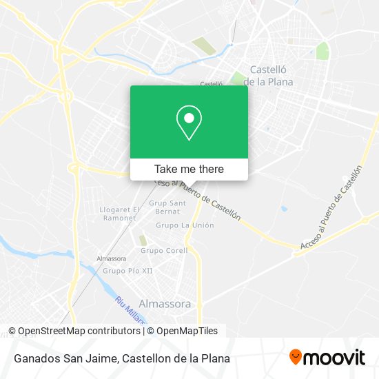 Ganados San Jaime map