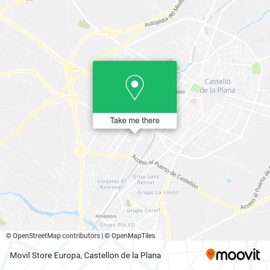 mapa Movil Store Europa
