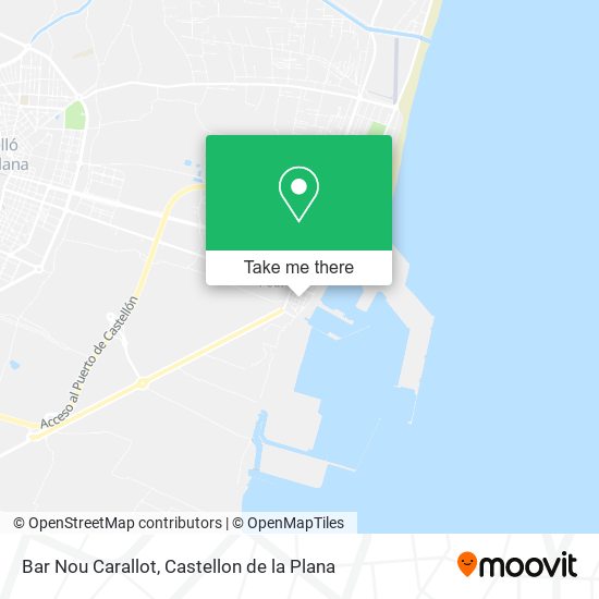 Bar Nou Carallot map