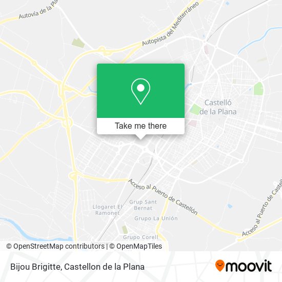 mapa Bijou Brigitte