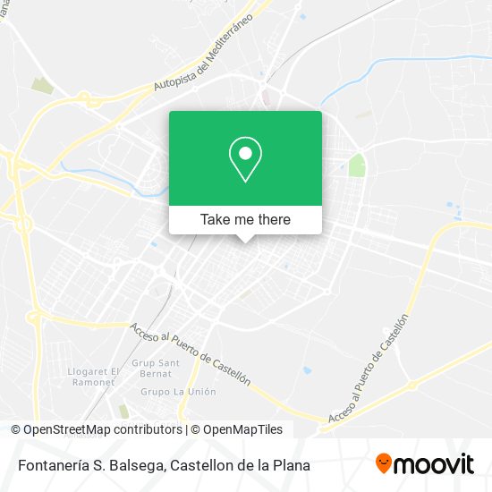 Fontanería S. Balsega map