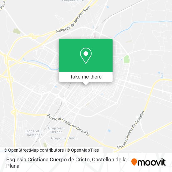 Esglesia Cristiana Cuerpo de Cristo map