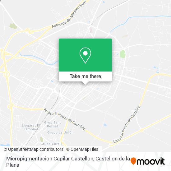 mapa Micropigmentación Capilar Castellón