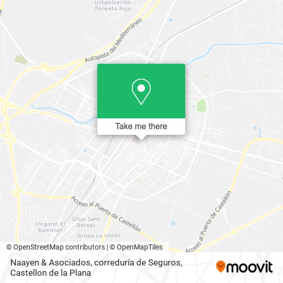 mapa Naayen & Asociados, correduría de Seguros