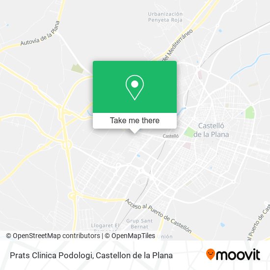Prats Clinica Podologi map