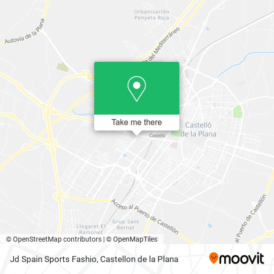 Jd Spain Sports Fashio map