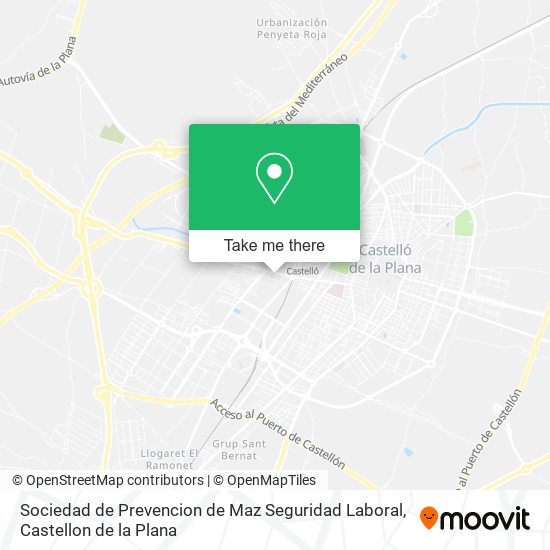 mapa Sociedad de Prevencion de Maz Seguridad Laboral