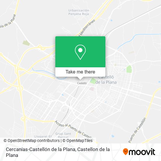 mapa Cercanías-Castellón de la Plana