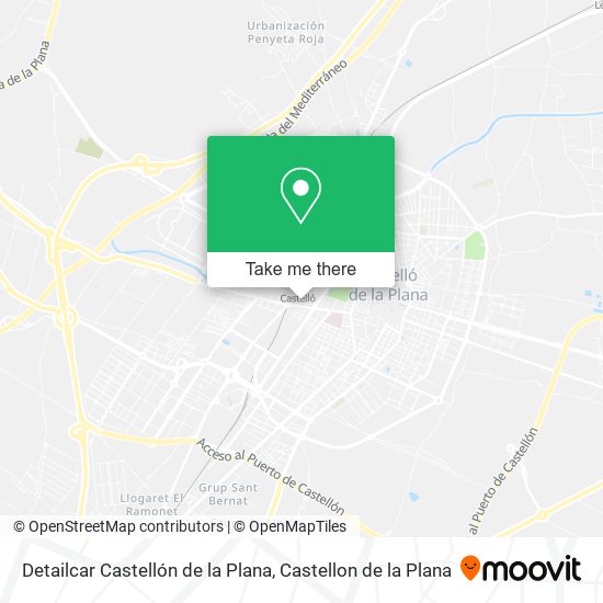 Detailcar Castellón de la Plana map