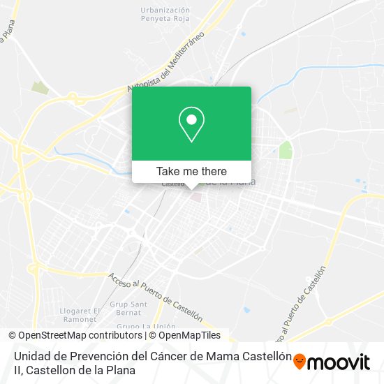 Unidad de Prevención del Cáncer de Mama Castellón II map