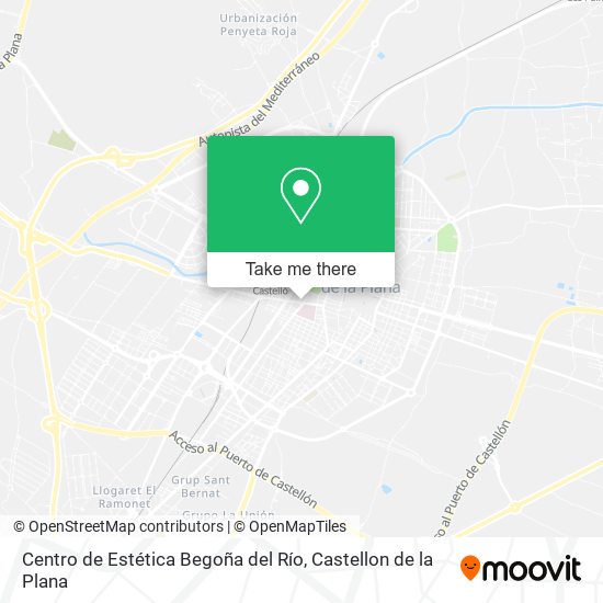 mapa Centro de Estética Begoña del Río