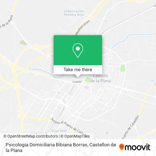 Psicología Domiciliaria Bibiana Borras map