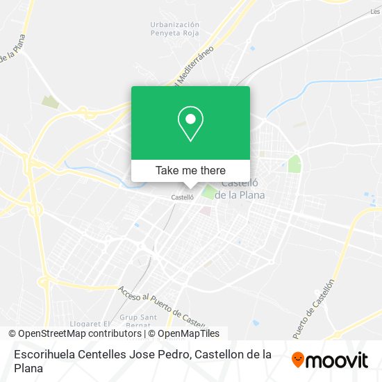 Escorihuela Centelles Jose Pedro map
