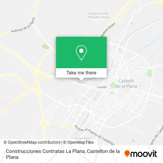 mapa Construcciones Contratas La Plana