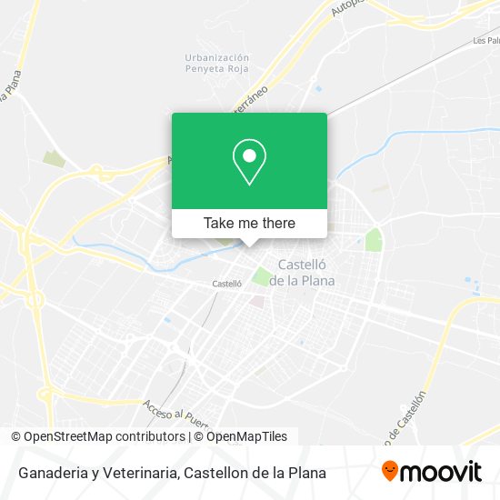 mapa Ganaderia y Veterinaria