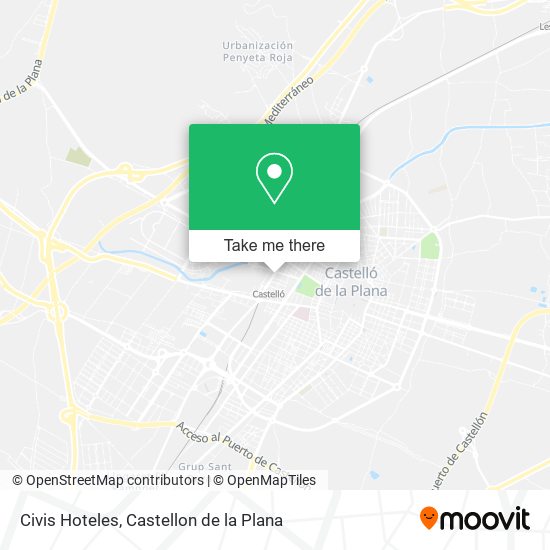 Civis Hoteles map
