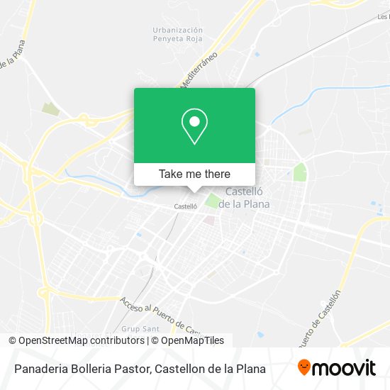 Panaderia Bolleria Pastor map