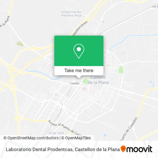 Laboratorio Dental Prodentcas map