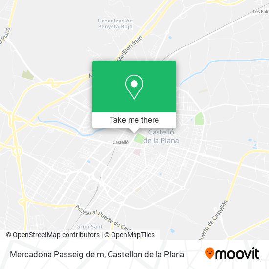 mapa Mercadona Passeig de m