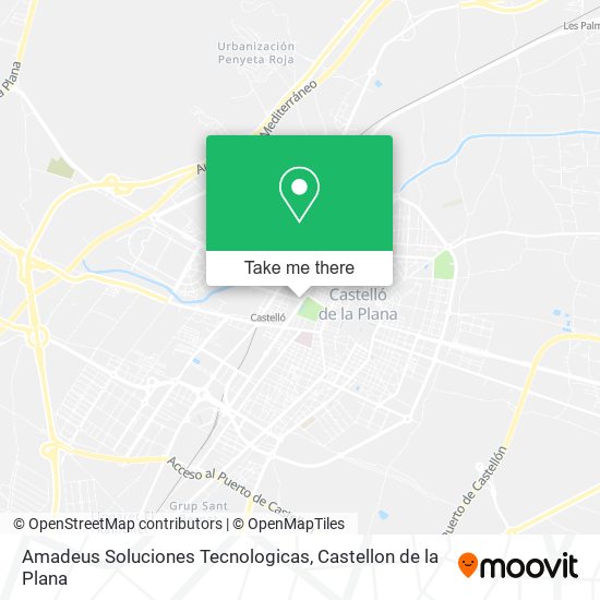 Amadeus Soluciones Tecnologicas map