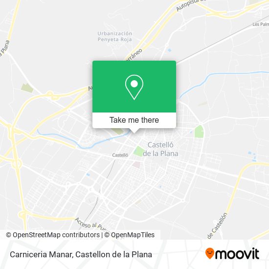 Carniceria Manar map