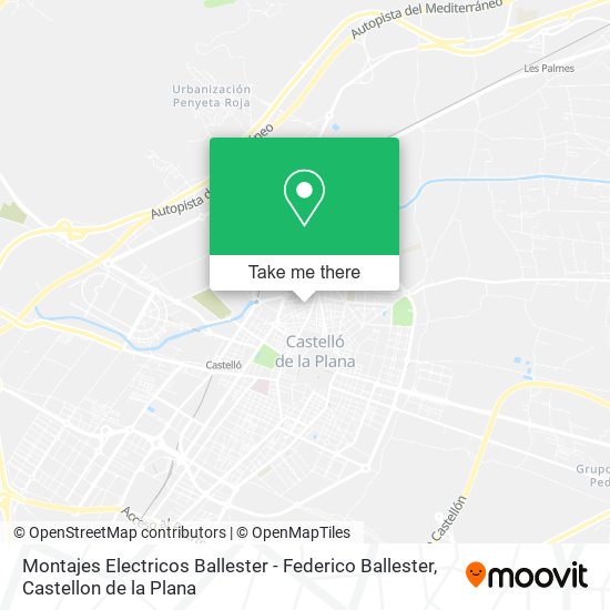 mapa Montajes Electricos Ballester - Federico Ballester