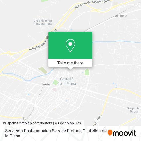 Servicios Profesionales Service Picture map