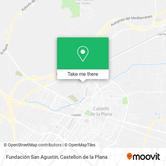 mapa Fundación San Agustín