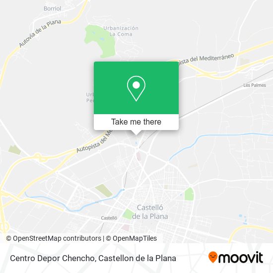 Centro Depor Chencho map