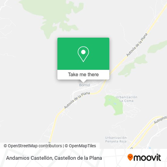 Andamios Castellón map
