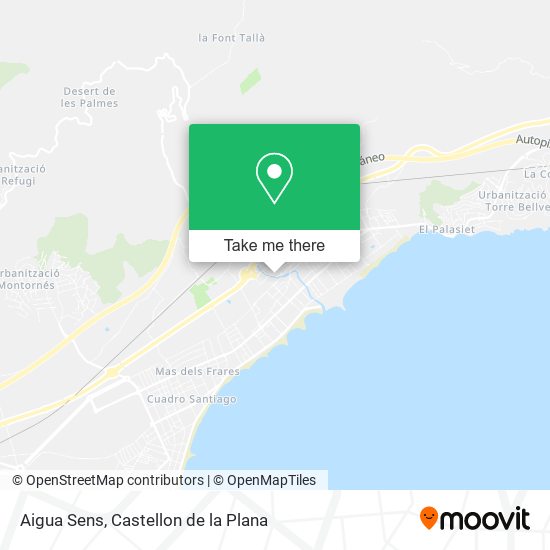 mapa Aigua Sens