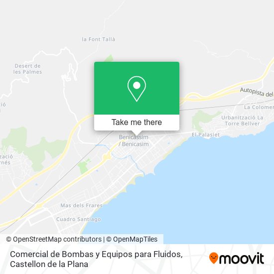 mapa Comercial de Bombas y Equipos para Fluidos