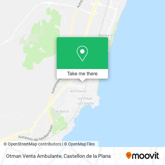 mapa Otman Venta Ambulante