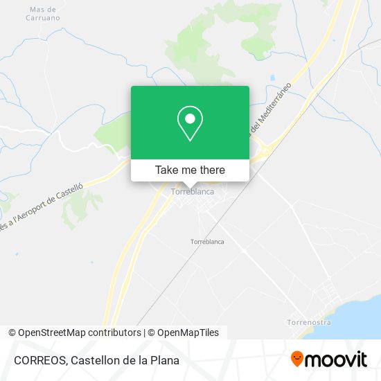 mapa CORREOS