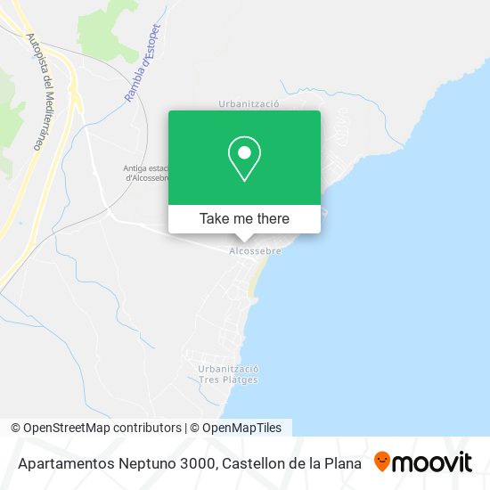 mapa Apartamentos Neptuno 3000