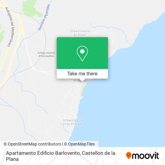 mapa Apartamento Edificio Barlovento