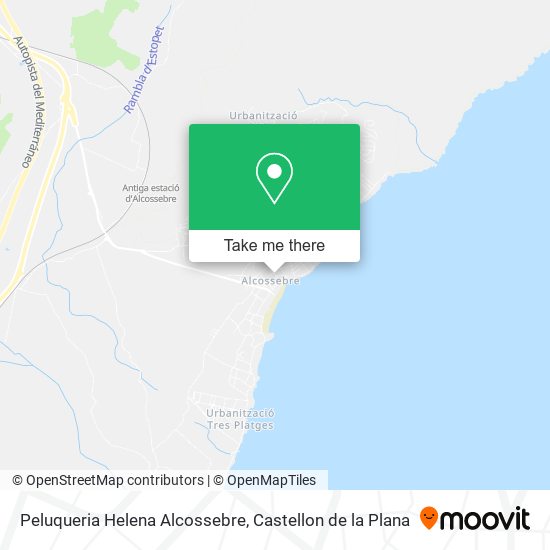 Peluqueria Helena Alcossebre map