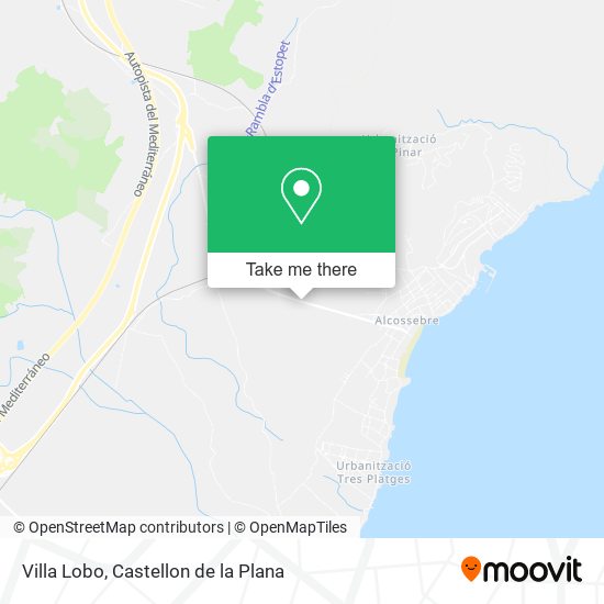 mapa Villa Lobo