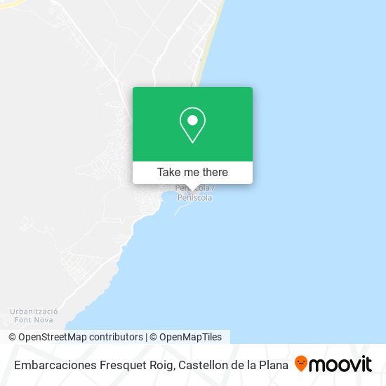 Embarcaciones Fresquet Roig map