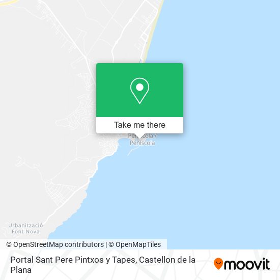 Portal Sant Pere Pintxos y Tapes map