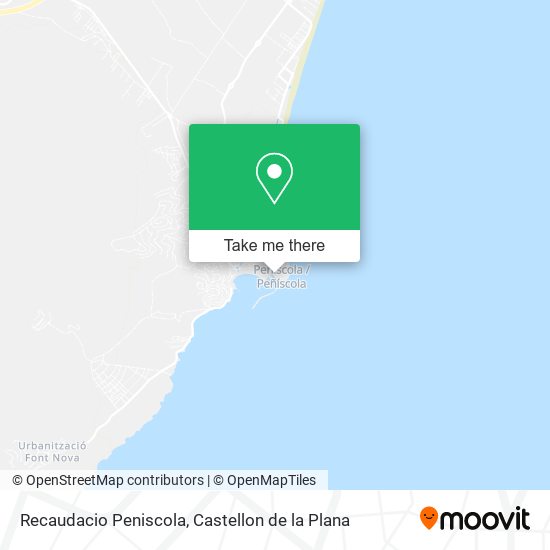 mapa Recaudacio Peniscola