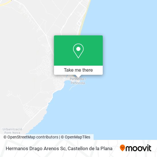 Hermanos Drago Arenos Sc map