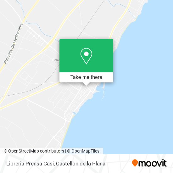 Libreria Prensa Casi map