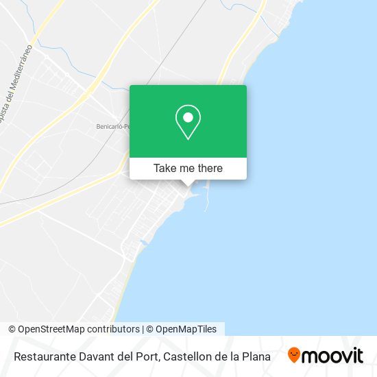 Restaurante Davant del Port map