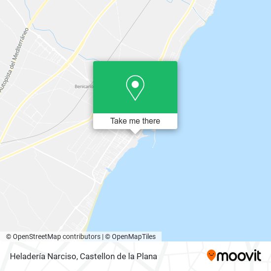 Heladería Narciso map