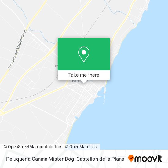 Peluquería Canina Míster Dog map