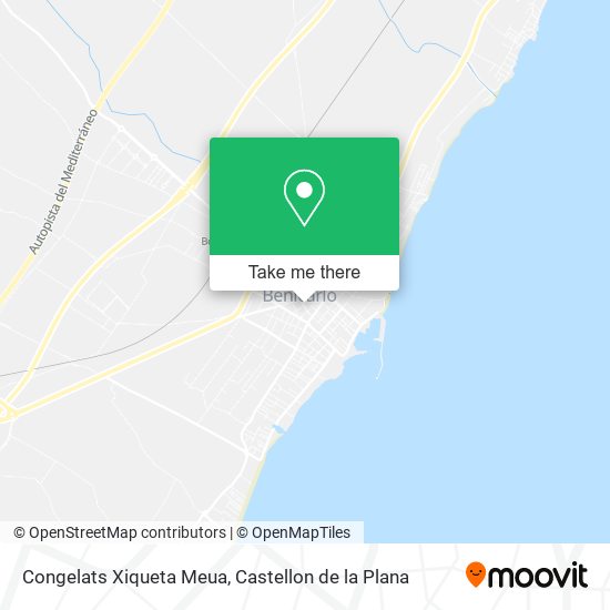 Congelats Xiqueta Meua map