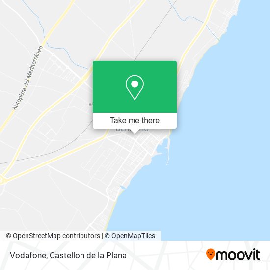 mapa Vodafone