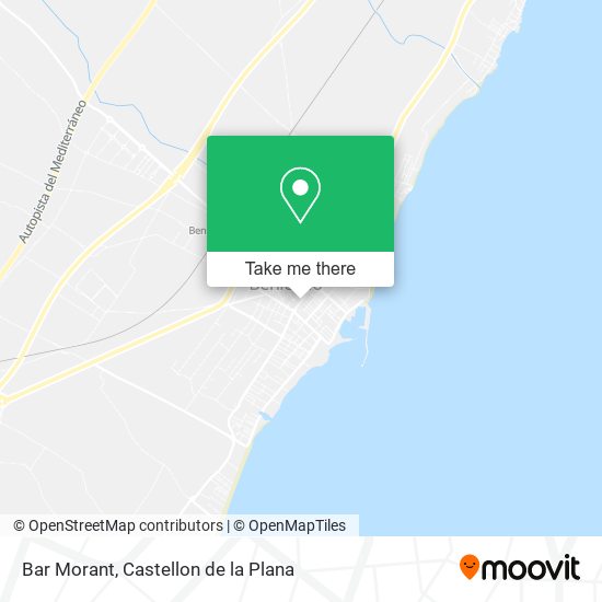 mapa Bar Morant
