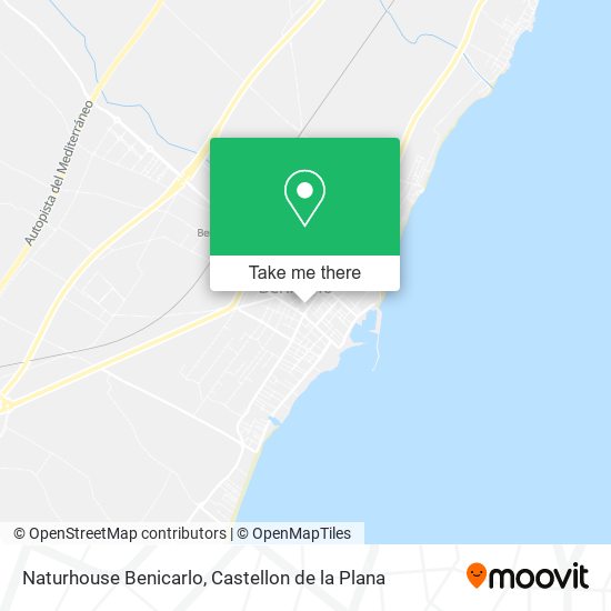 Naturhouse Benicarlo map